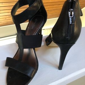 Calvin Klein Sahana Sandal Heel - Black - 8M